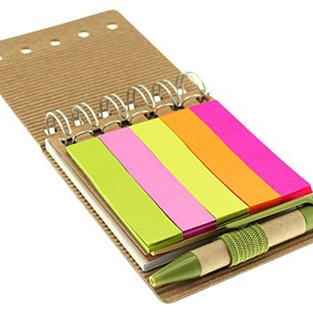 Memo Set Ecológico con Bolígrafo 2