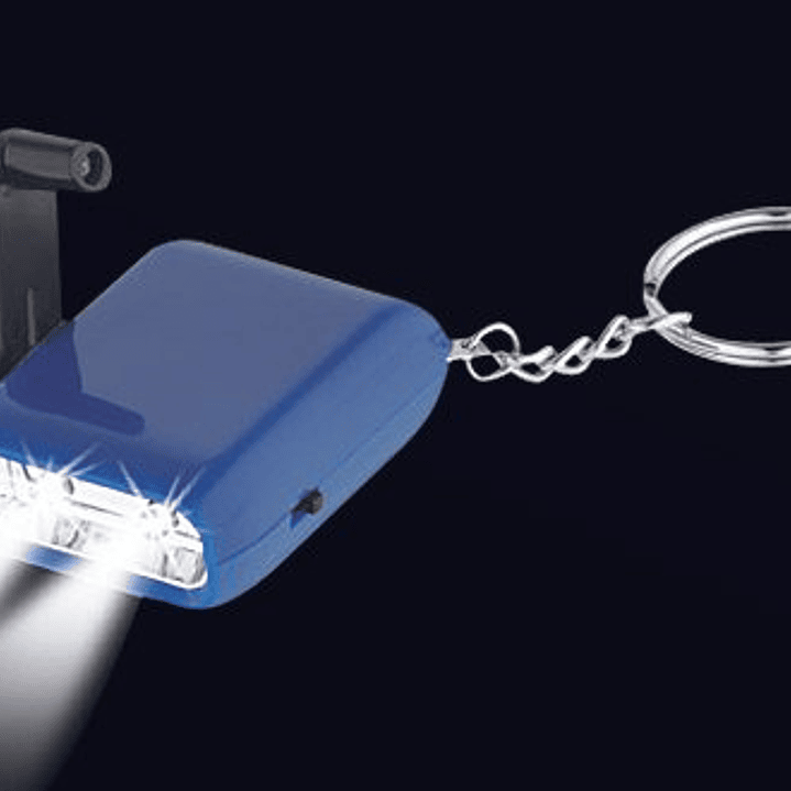 Llavero-Linterna LED Dínamo 2