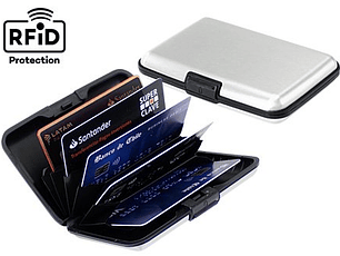 Porta-Tarjetas Anti-Clonación RFID