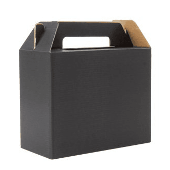 Caja autoarmable con asas, 25x20x12 cm 2