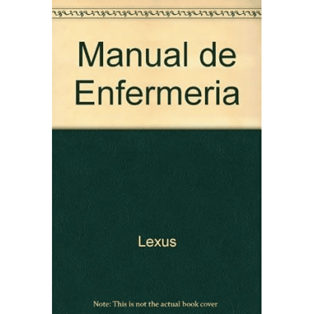 Manual de Enfermeria Lexus con Cd Rom