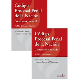 Codigo Procesal Penal de la Nacion 2 Tomos