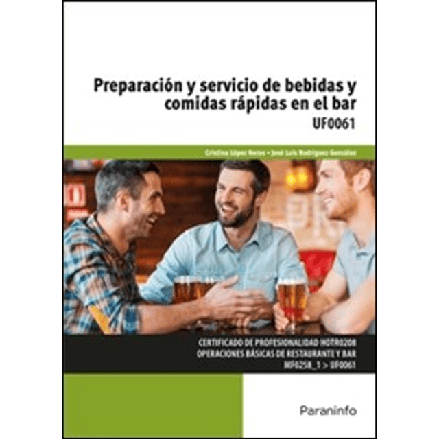 Preparacion y Servicio de Bebidas y Comidas Rapidas en el Bar