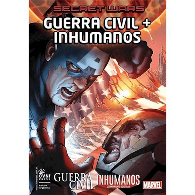 Secret Wars Civil War + Inhumanos De Marvel