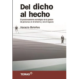 Del Dicho Al Hecho De Horacio Bola¤os