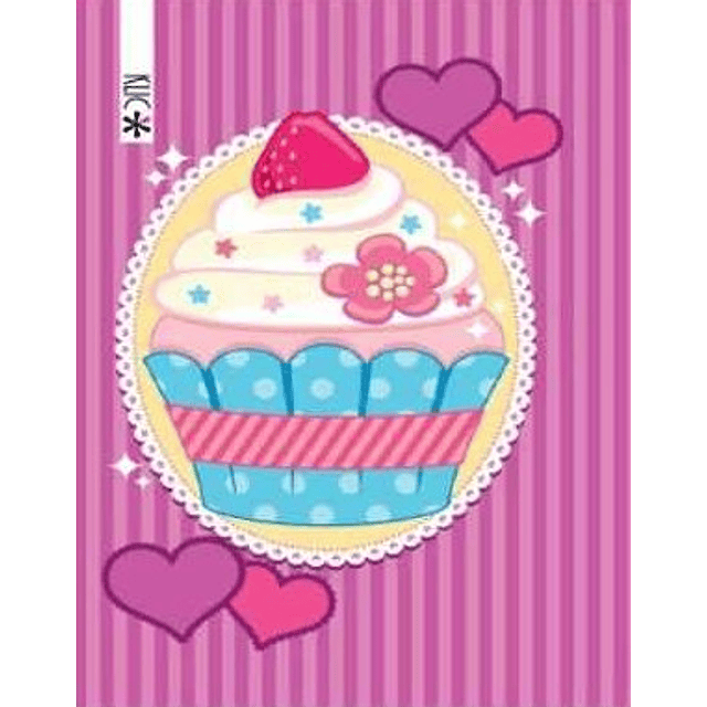 Anotador Cupcake 15,8 X 21,6 Liso De H. Kliczkowski