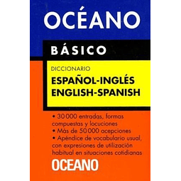 Oceano Basico Diccionario Espa¤ol - Ingles  English - 