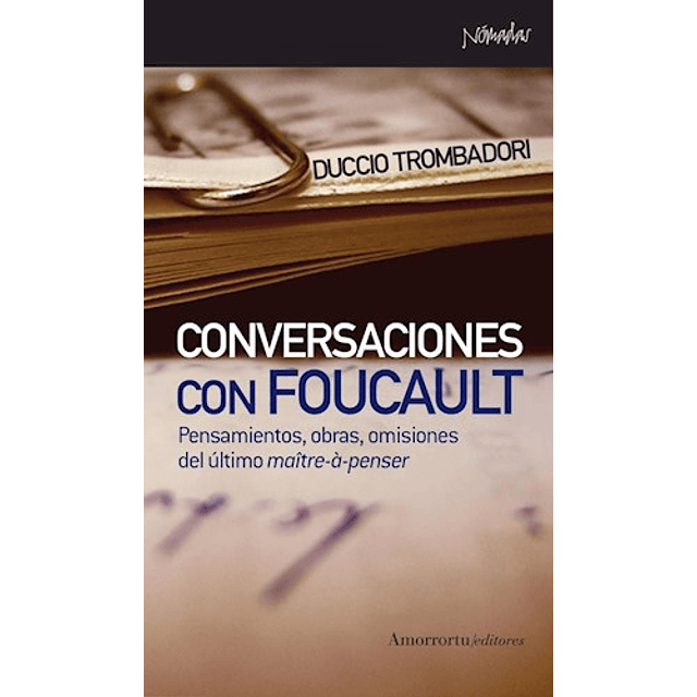 Conversaciones Con Foucault De Duccio Trombadori