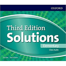 Solutions Elementary 3rd edition formato Cd 