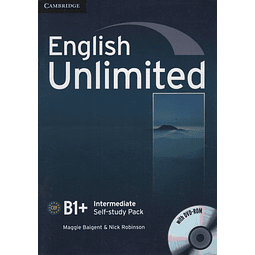 English Unlimited Intermediate B1+ Self study Pack workbo