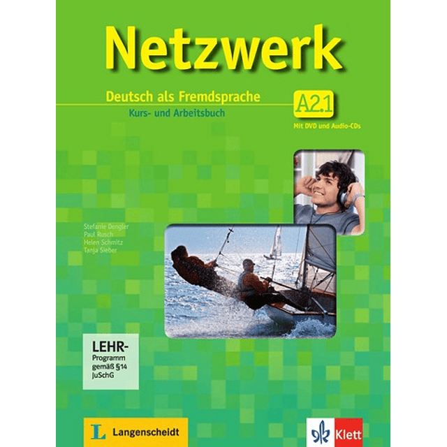 Netzwerk A2 1 Kursbuch + Arbeitsbuch + Audio Cd + Dvd