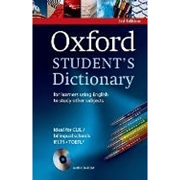Oxford Student's Dictionary + Cd rom 3rd edition 
