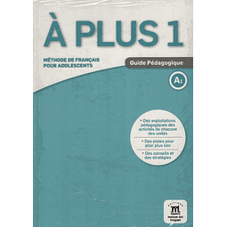 A Plus 1 A1 Guide Pedagogique format Papier 