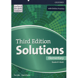 Solutions Elementary 3rd edition Student's Book + Online