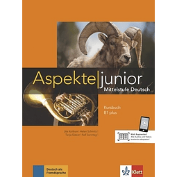 Aspekte Junior B1+ Lehrbuch + Dvd