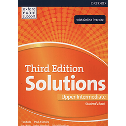 Solutions Upper intermediate 3rd edition Student's Book