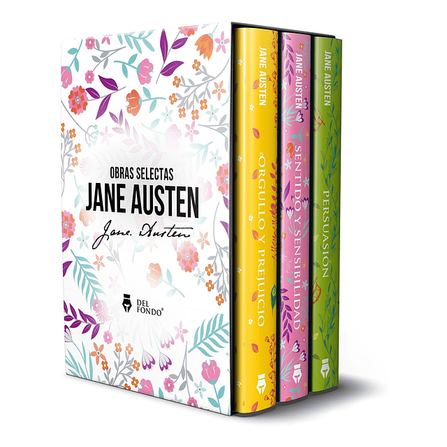 Obras Selectas De Jane Austen 3 Volumenes En Estuche 