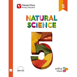 Natural Science 5 Book + Audio Cd Active Class Vicens Vi