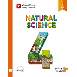Natural Science 4 Book + Audio Cd Active Class Vicens Vi