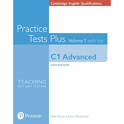 Practice Tests Plus C1 Advanced Volume 1 Book With Key