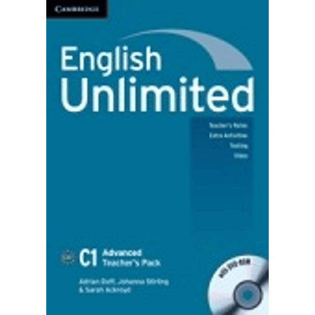 English Unlimited Advanced C1 Teacher's Pack + Dvd rom