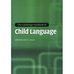 The Cambridge Handbook Of Child Language