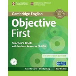 Objective First 4th edition Teacher's Book + Cd rom