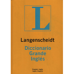 Langenscheidt Diccionario Grande Ingles español Español in