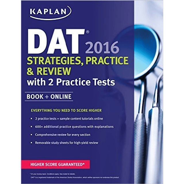 Dat 2016 Strategies Practice & Review