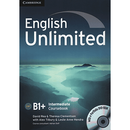English Unlimited Intermediate B1+ Coursebook + E portfoli