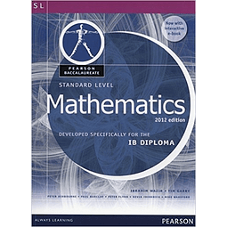 Pearson Baccalaureate Standard Level Mathematics For The Ib