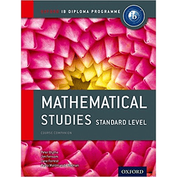 Mathematical Studies Standard Level Course Companion int 