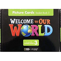 Welcome To Our World 3 american Picture Cards Set