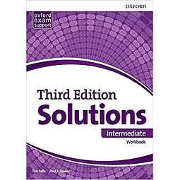 Solutions Intermediate 3rd edition Workbook
