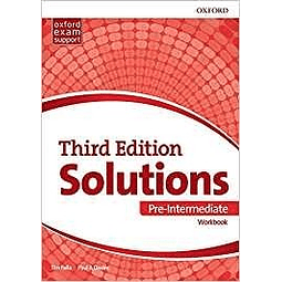 Solutions Pre intermediate 3rd edition Workbook + Audio