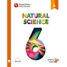 Natural Science 6 Book + Audio Cd Active Class Vicens Vi