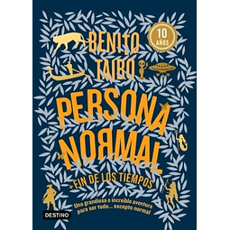 Libro Persona Normal Tapa Azul Benito Taibo