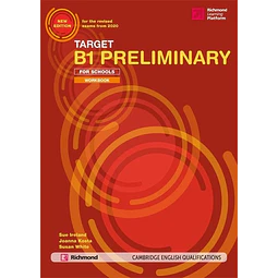 Target B1 Preliminary For Schools Workbook exam 2020 