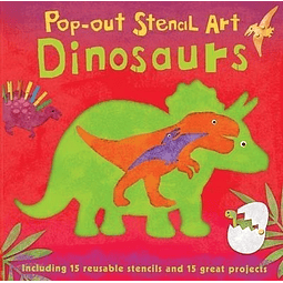 Pop out Stencil Art: Dinosaurs