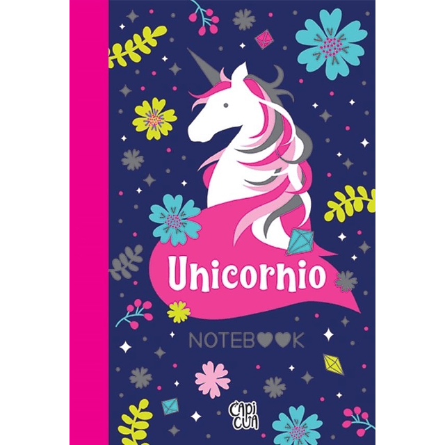 Unicornio Notebook Diario Scrapbook Bullet Journal Capic