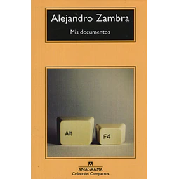 Libro Mis Documentos Alejandro Zambra