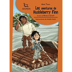 Las Aventuras De Huckleberry Finn Azulejos Naranja