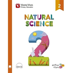 Natural Science 2 Book + Audio Cd Active Class Vicens Vi