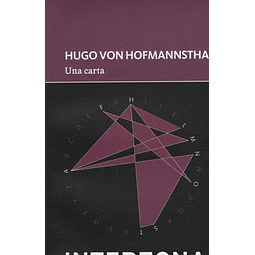 Una Carta Hugo Von Hofmannsthal