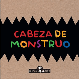Cabeza De Monstruo tapa Blanda La Brujita De Papel