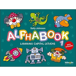 Libro Alphabook 1 Learning Capital Letters With Stickers