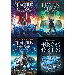 Pack Magnus Chase + Heroes Nordicos Rick Riordan