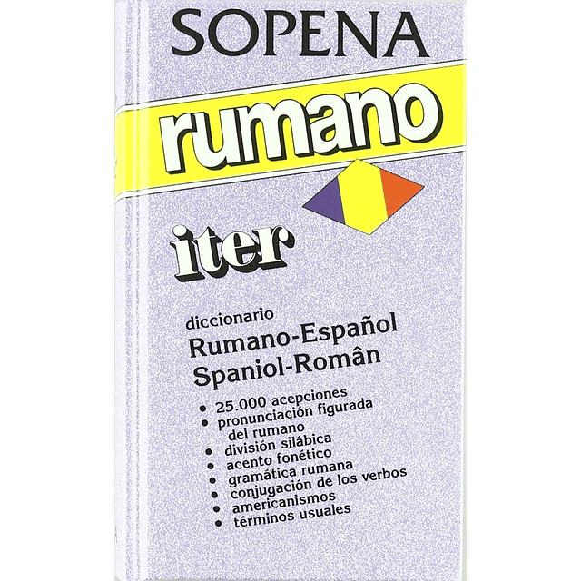 Diccionario Rumano Español Iter Sopena
