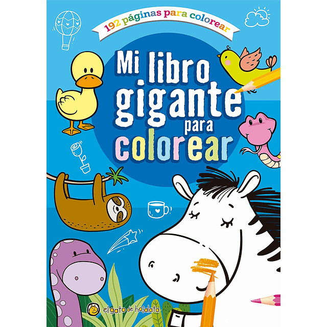 Mi Libro Gigante Para Colorear Azul El Gato De Hojalata