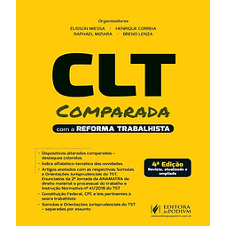 Clt Comparada Com A Reforma Trabalhista 04 Ed